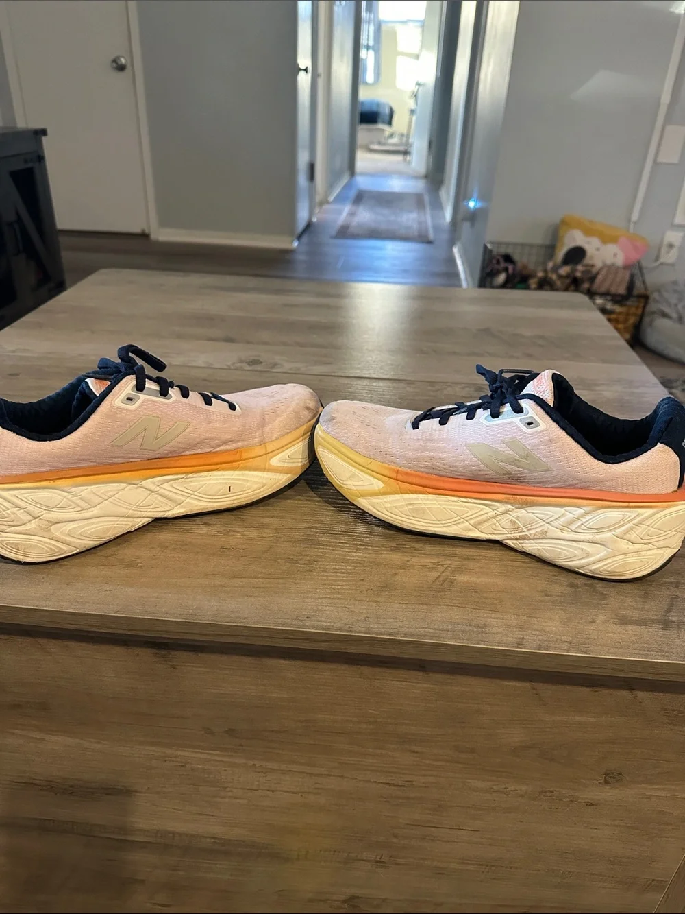 New Balance Pink & Navy Athletic Running Shoes